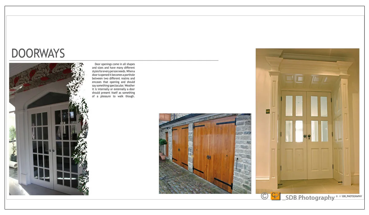 A description of doorways